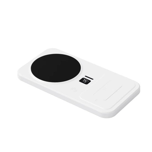 2-in-1 Wireless Charger & Heated Cup Warmer 3 Temp Settings 55/65/75 degrees Celsius, EU Plug White, US Plug White, EU Plug Black, US Plug Black