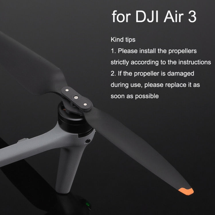Original 1pair Noise Reduction Propeller for DJI Air 3 / 3S, For DJI Air 3