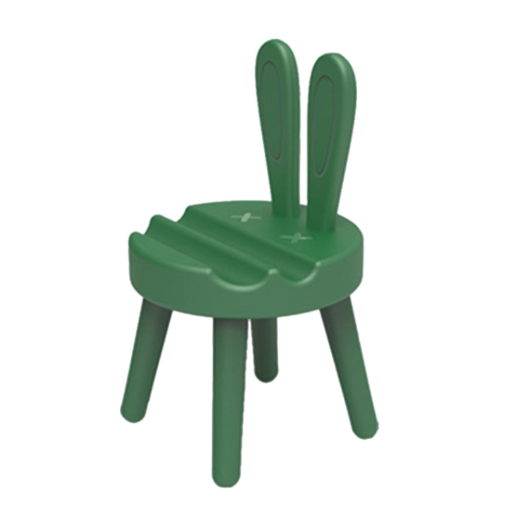 Cartoon Chair Shape Desktop Mobile Phone Holder Cute Mini Universal Phone Rack, Rabbit(Pink), Rabbit(Green), Rabbit(Yellow)