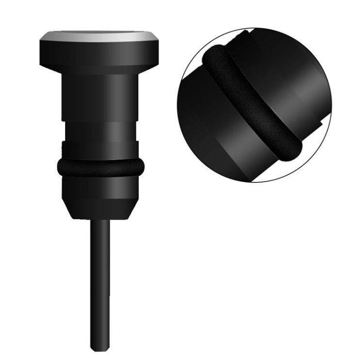 3.5mm Universal Metal Dust Plug Headset Plug Card Needle, 3.5mm (Black), 3.5mm (Gold), 3.5mm (Silver)