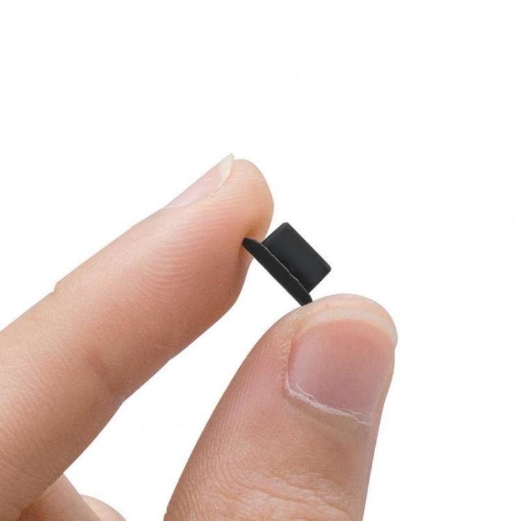 8 Pin Phone Dust Plug Silicone Charging Port Plug, 8 Pin (Black), 8 Pin (Transparent)