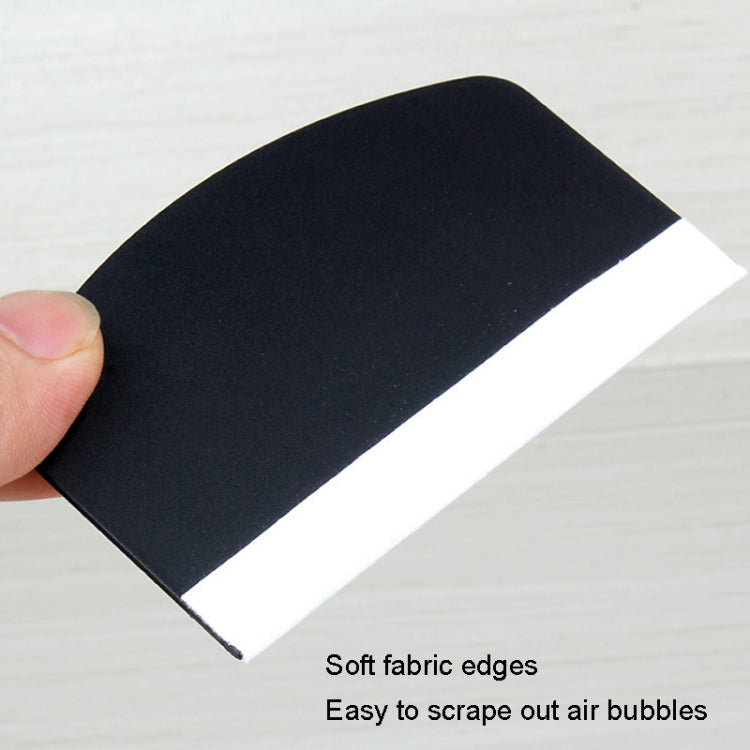 PP Plastic Squeegee Soft Cloth Plastic Squeegee Film Tool, With Cloth Film Scraper