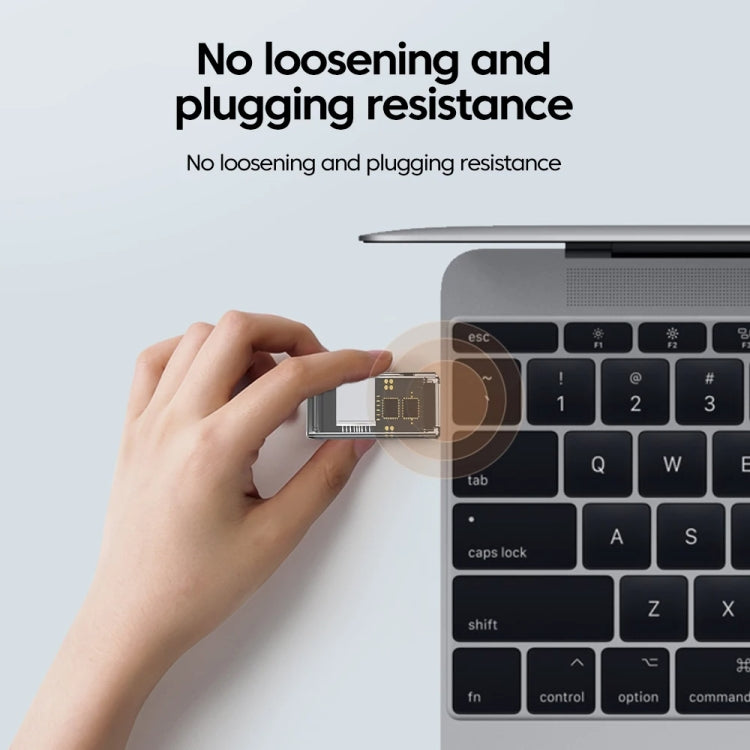 OTG Converter USB To SD/TF 2 In 1 Multi-Function Transparent Card Reader, Transparent