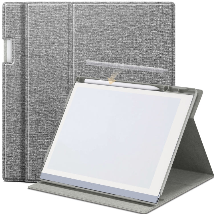 For ReMarkable 2 10.3 Inch 2020 Paper Tablet Case Multi-Viewing Adjustable Folding Book Folio Cover, Style 1 Black, Style 1 Grey