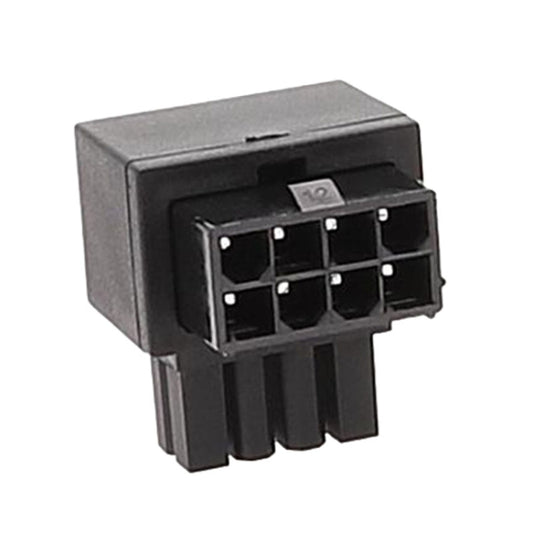 Motherboard CPU 8Pin Power Steering Connector Interface Steering Header 90 Degree Adaptor, Positive Bend A Type, Reverse Curve B Type