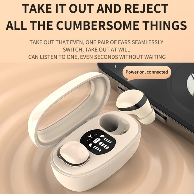 Mini TWS Bluetooth Earphones With Rectangular Bin Noise Reduction Long Life Sleep Wireless Music Earbuds, mini13s
