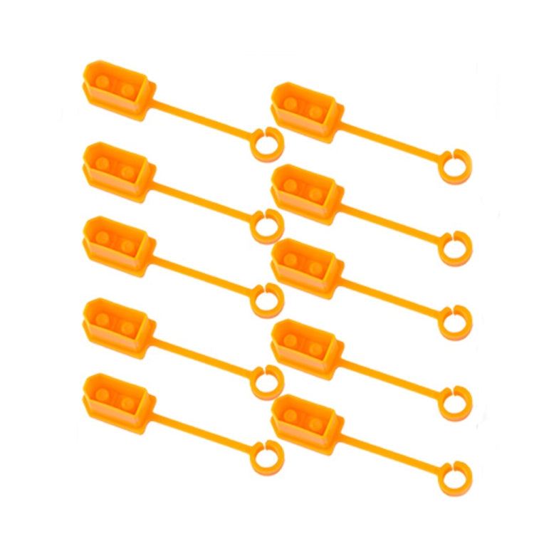 10pcs /Pack XT60 Lithium Battery Plug Protective Cover Plug Dustproof Anti-oxidation Insulation Cover