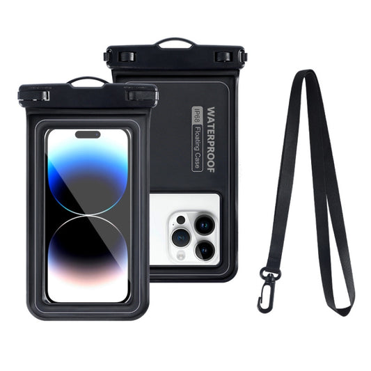 For 6.9-Inch Phone Outdoor Swimming Touch Screen Floating IPX8 30m Waterproof Bag