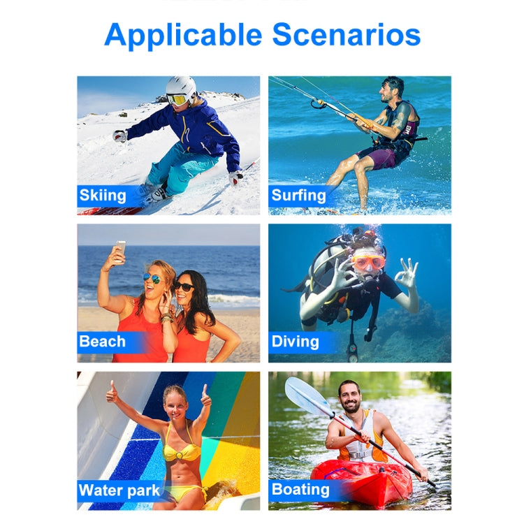 For 6.9-Inch Phone Outdoor Swimming Touch Screen Floating IPX8 30m Waterproof Bag