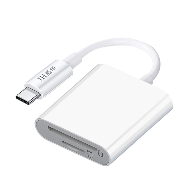 JINGHUA Mobile Phone Card Reader Converter Memory Card Reader, Lighning With Cable SD, Lighning With Cable TF+SD, Type-C With Cable SD, Type-C With Cable TF+SD