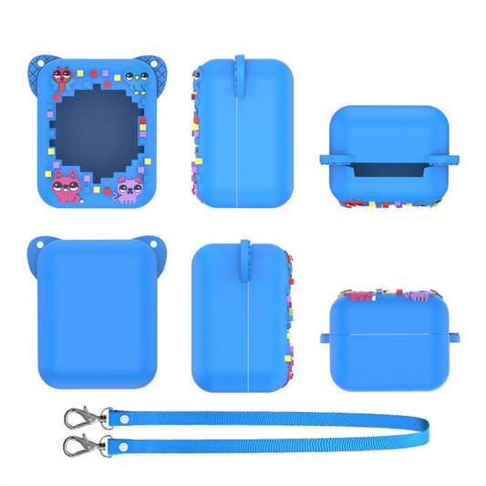 For Bitzee Electronic Pet Machine Silicone Protective Case, Blue, Light Purple, Pink, Mint Green