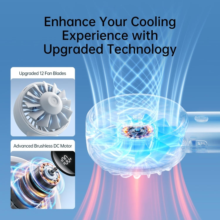 JisuLife Life4 Handheld Portable Small Rechargeable Fan, 3600mAh Gray, 3600mAh Black, 3600mAh Pink, 5000mAh Gray, 5000mAh Black, 5000mAh Pink