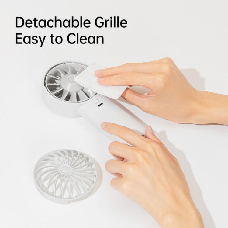 JisuLife Life4 Handheld Portable Small Rechargeable Fan, 3600mAh Gray, 3600mAh Black, 3600mAh Pink, 5000mAh Gray, 5000mAh Black, 5000mAh Pink