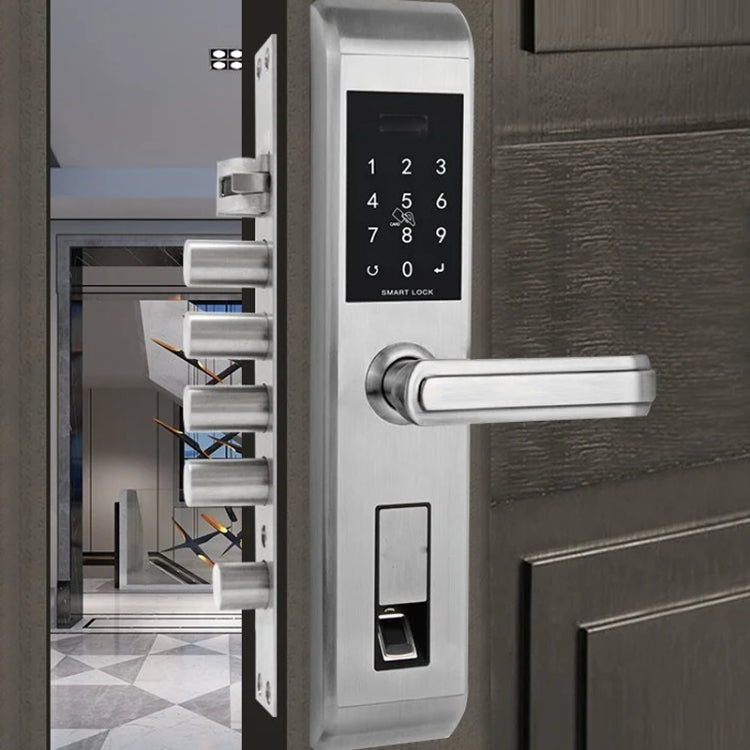 6068 Steel Security Door Lock Body For Mechanical Lock And Fingerprint Lock, 388  x 30mm, 388 x 40mm