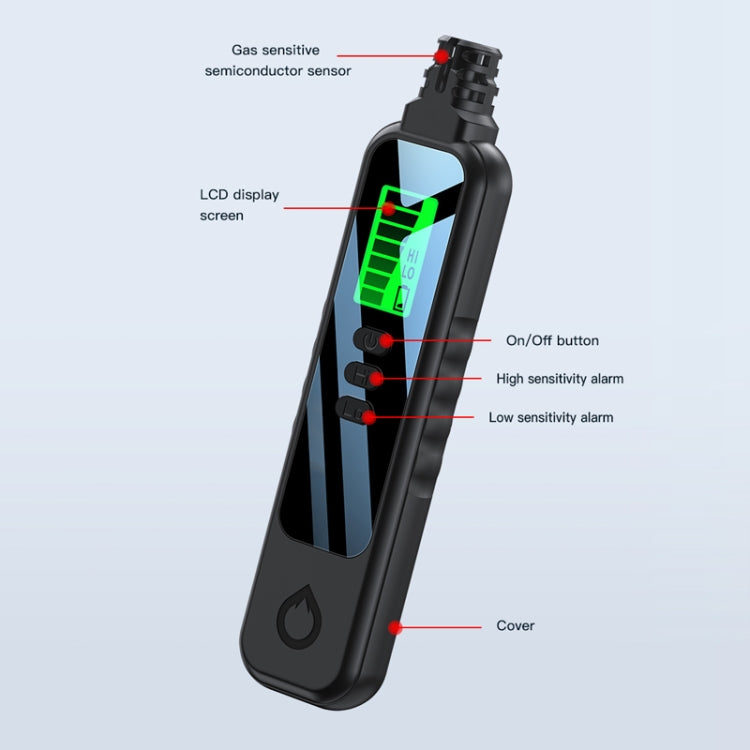 Portable Flammable Gas Methane Leak Detector Alarm