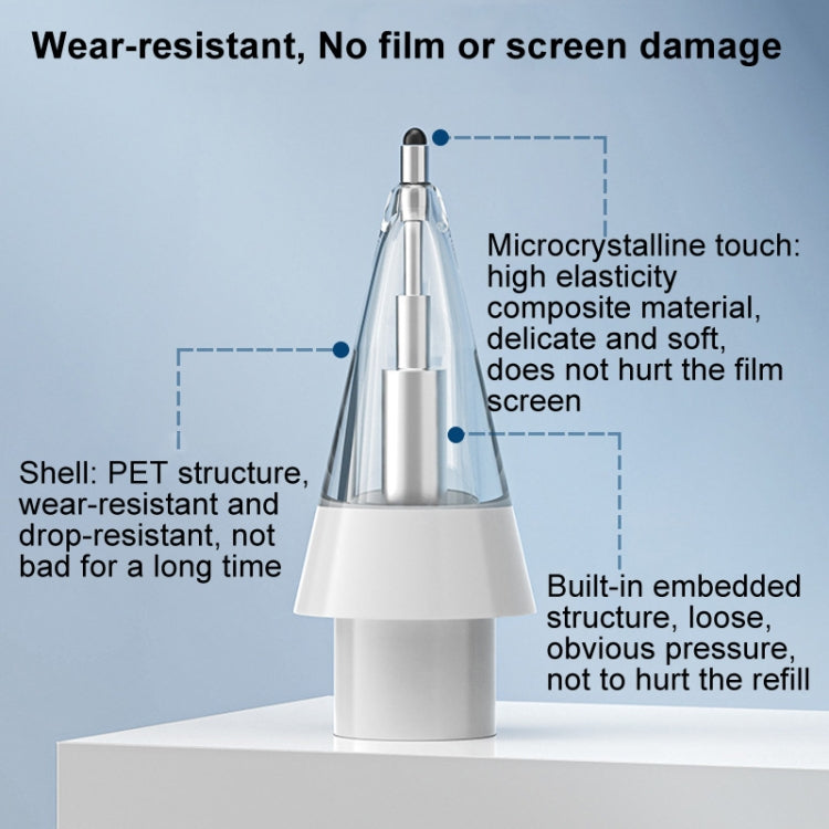 For Huawei M-Pencil 2 / 3 Mute Damping Anti-slip Replacement Nibs, 2B Gray, 2B White, 2H Transparent, 2H Gray, 2H White, 2B High Elasticity Transparent, 2B High Elasticity White, HB Micro Elastic Transparent, HB Micro Elastic White                     ...