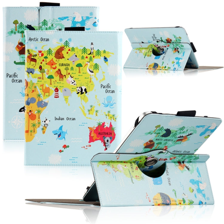 For UMIDIGI G1 Tab 10-11 inch Universal 360 Degree Rotation Leather Tablet Case