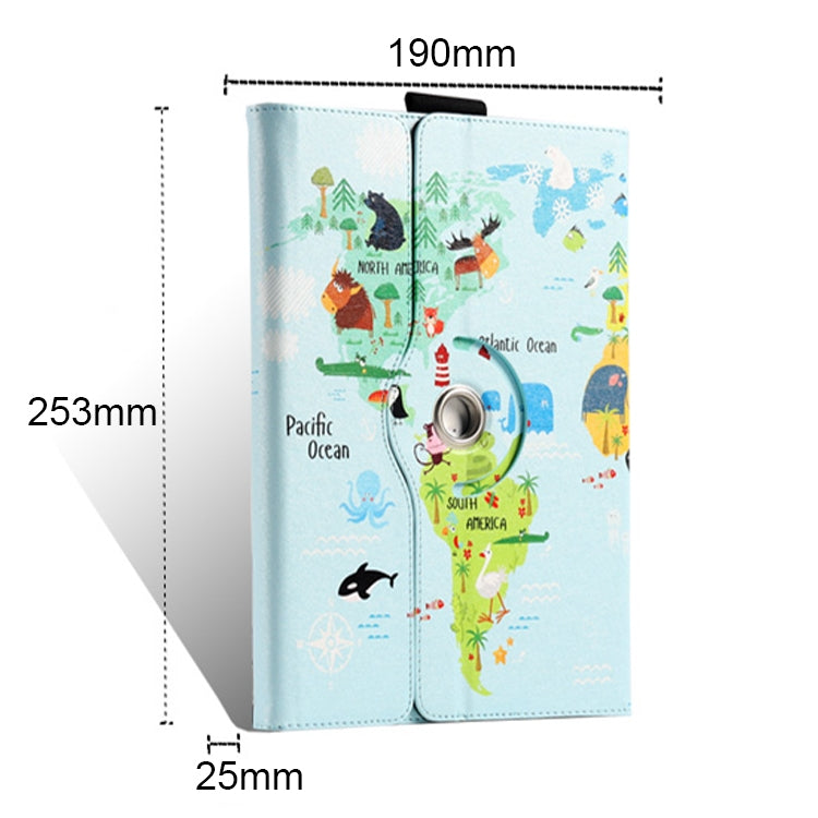 For UMIDIGI G1 Tab 10-11 inch Universal 360 Degree Rotation Leather Tablet Case