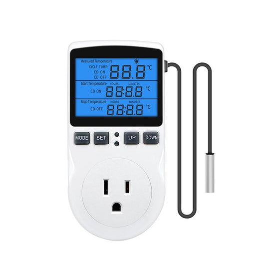 Backlight Smart Digital Thermostat Countdown Temperature Control Switch Socket Timing Temperature Controller, Backlight US Plug, Backlight UK Plug, Backlight AU Plug