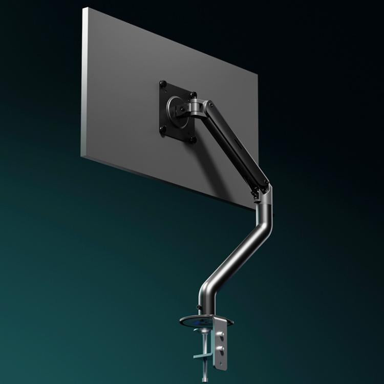 For 15-32 Inch Monitor Bracket Adjustable Gas Spring Computer Screen Desk Mount Stand, Arm Black, Arm White