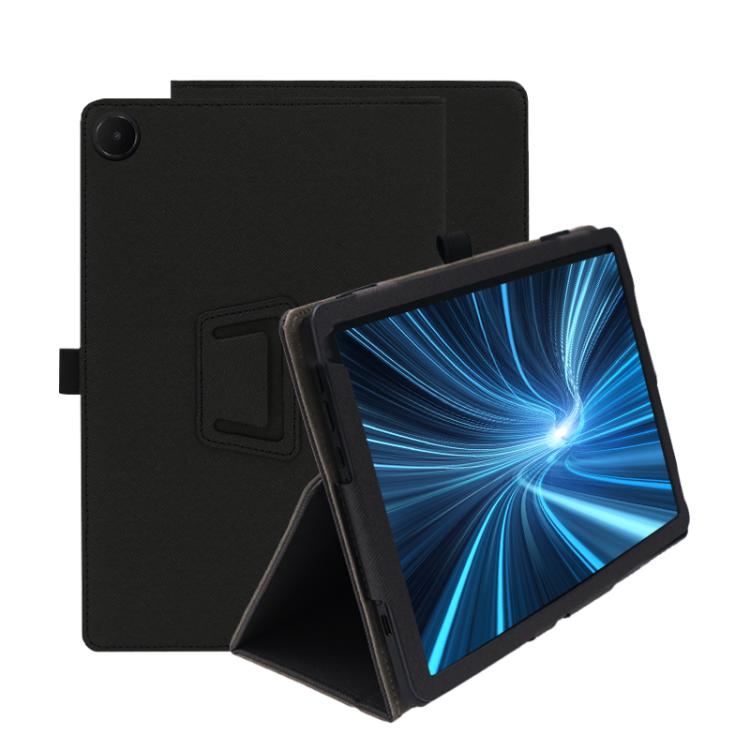 For TCL TAB 10L Gen 2 Tablet Case 10.1 inch 2-fold Vertical Support Hand Rest Leather Case Shell