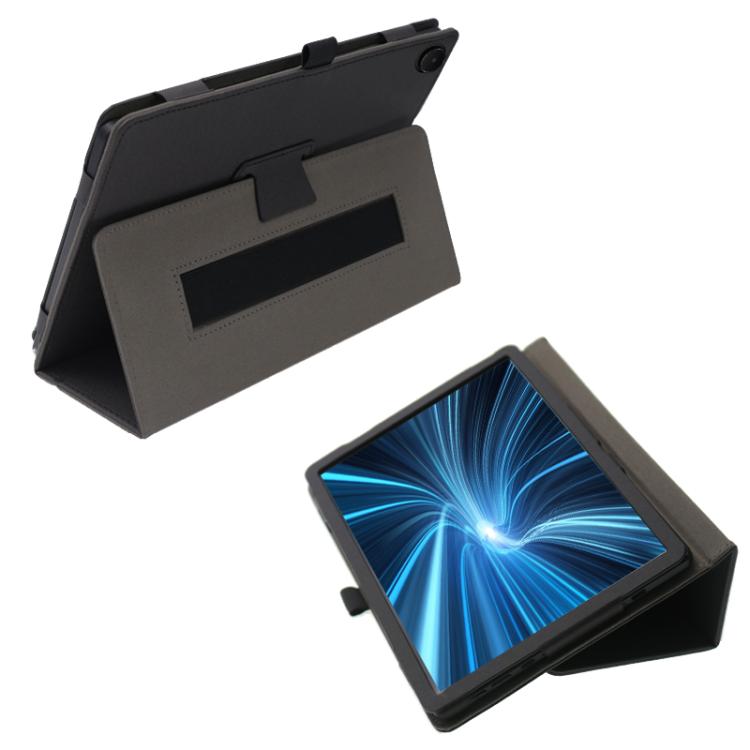 For TCL TAB 10L Gen 2 Tablet Case 10.1 inch 2-fold Vertical Support Hand Rest Leather Case Shell