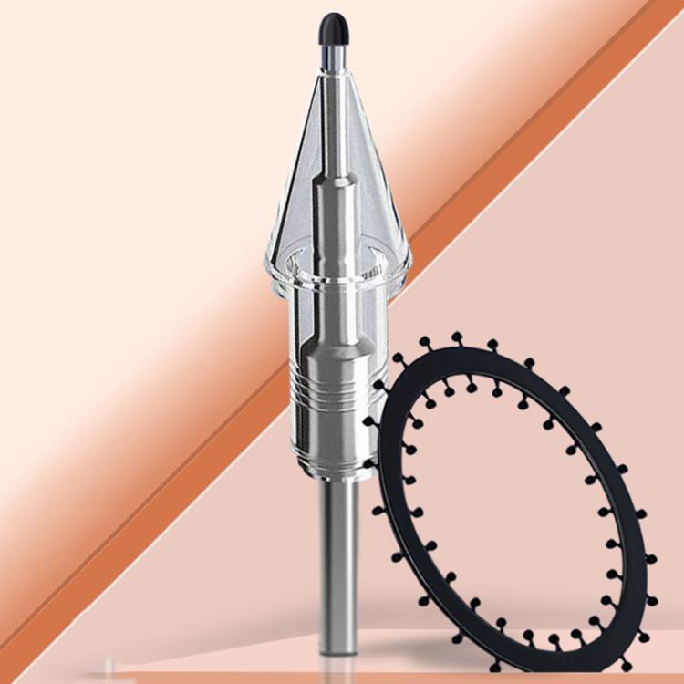 For Xiaomi Smart Pen 2nd Gen Replacement Tip Damped Needle-tip Pen Nib, With 1 Circle Pen Tip Cap White, With 1 Circle Pen Tip Cap Transparent, With 2 Circles Pen Tip Cap White, With 2 Circles Pen Tip Cap Transparent