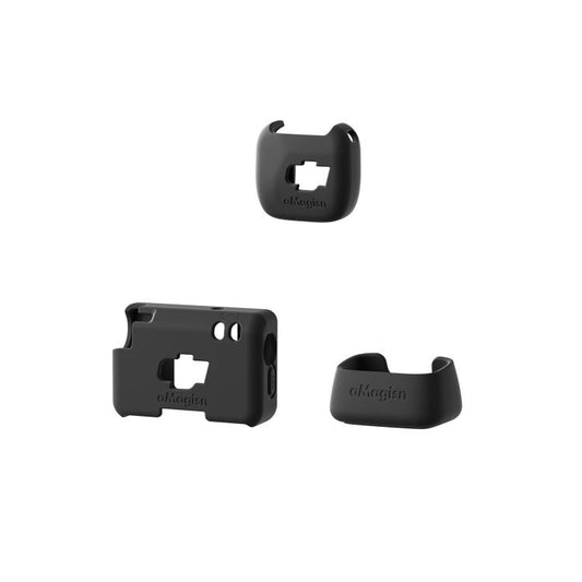 For DJI Mic Mini aMagisn MP01 Silicone Protective Case, 3 In 1 Black, 3 In 1 Gray, 3 In 1 Purple, 3 In 1 Blue, 4 In 1 Black, 4 In 1 Gray, 4 In 1 Blue