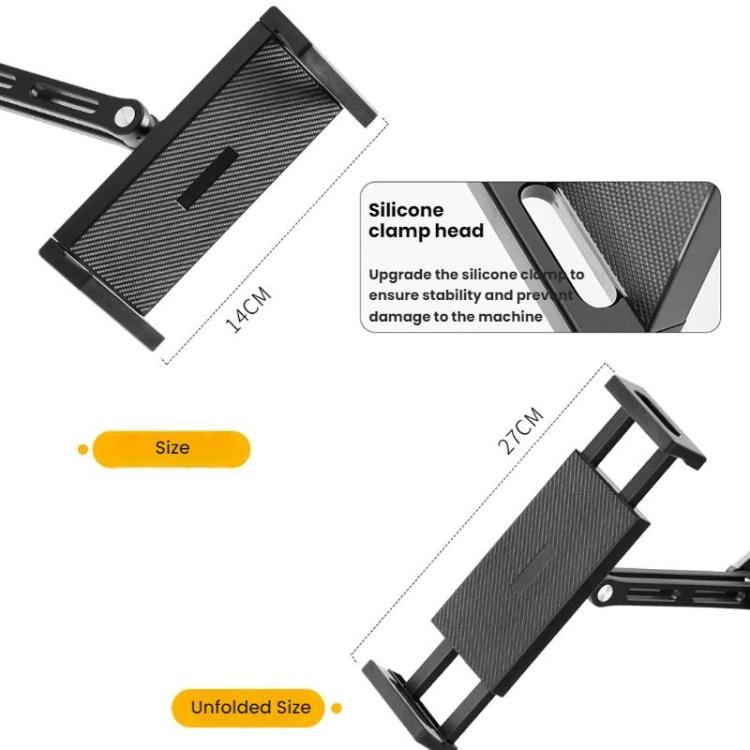 4-12.9 Inch Aluminum Alloy Rotating Cantilever Wall Mount For Phones And Tablets, Long Version, Short Version