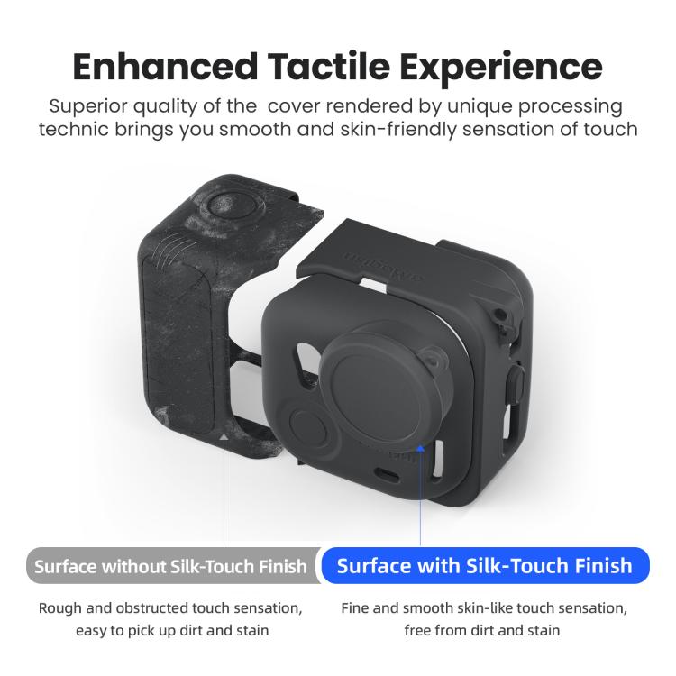 For Insta360 Go Ultra aMagisn Silicone Protective Case Kit All-round Protection Shell