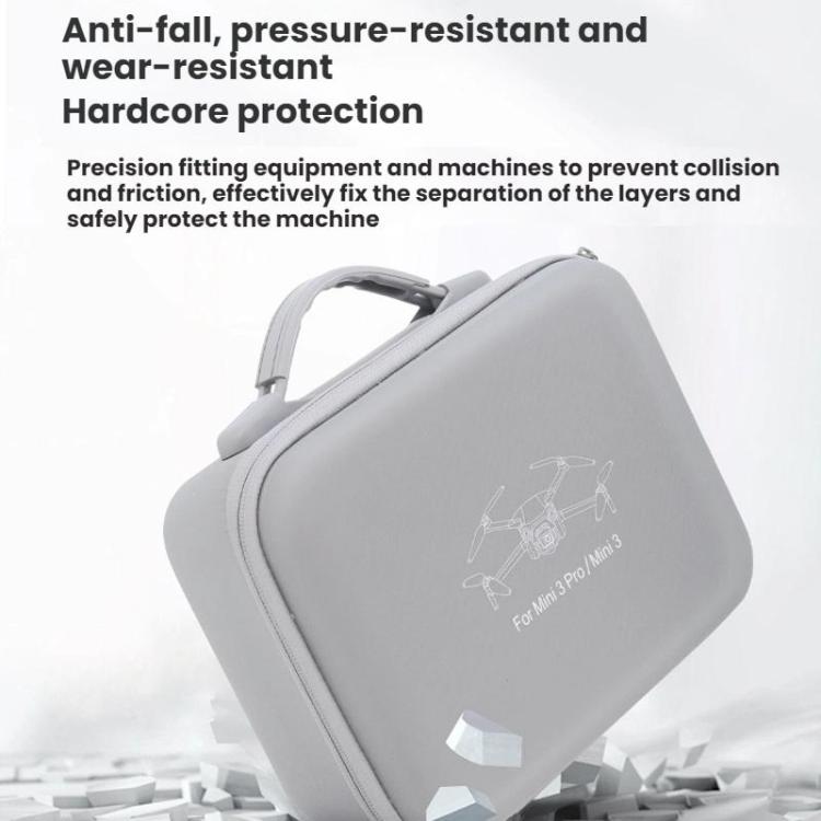 WOKEMA Pressure-Resistant Waterproof Portable Storage Bag, For DJI  Mini 2/ 2 SE, For DJI  Mini 3 / 3 Pro Without Screen, For DJI  Mini 3 / 3 Pro With Screen, For DJI  Mini 4 Pro Without Screen, For DJI  Mini 4 Pro With Screen
