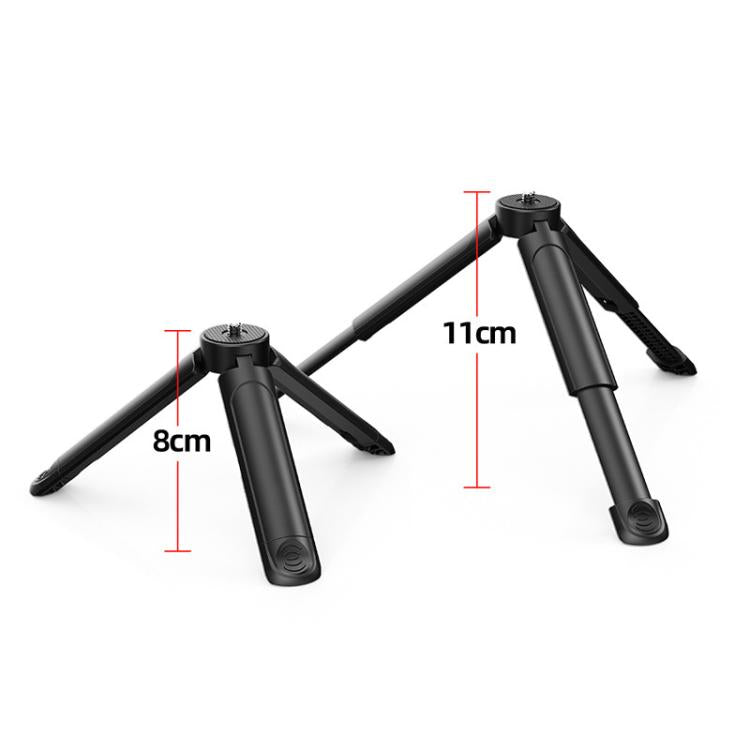 Flymile Action Camera Tripod For DJI Osmo Pocket 3 / Action 4 / Insta360 X5 / GoPro, Tripod Extension, Tripod Extension with Copper Nut Adapter