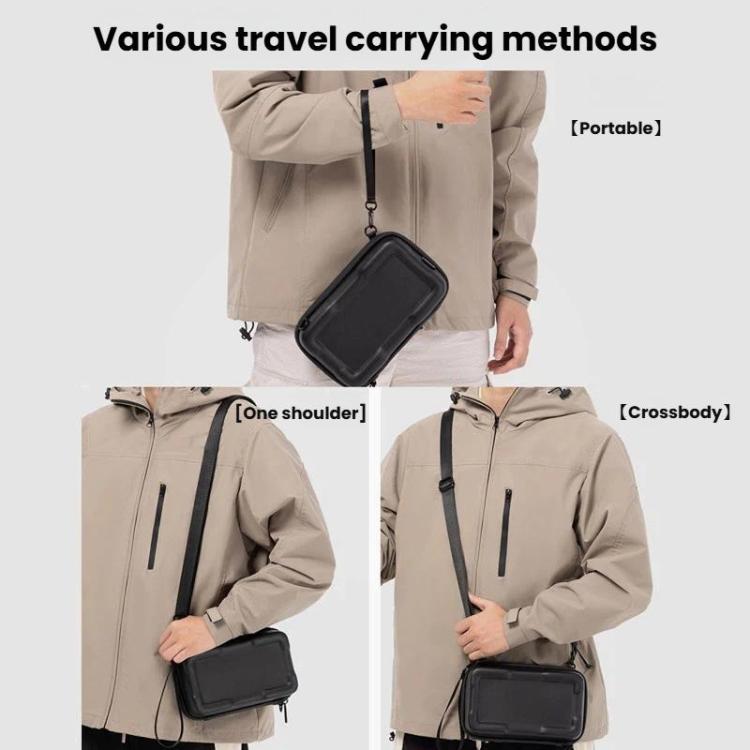 For DJI Osmo Pocket 3 Cwatcun D224 Medium EVA Hard Shell Bag Shockproof Pressure Resistant Storage Bag, D224
