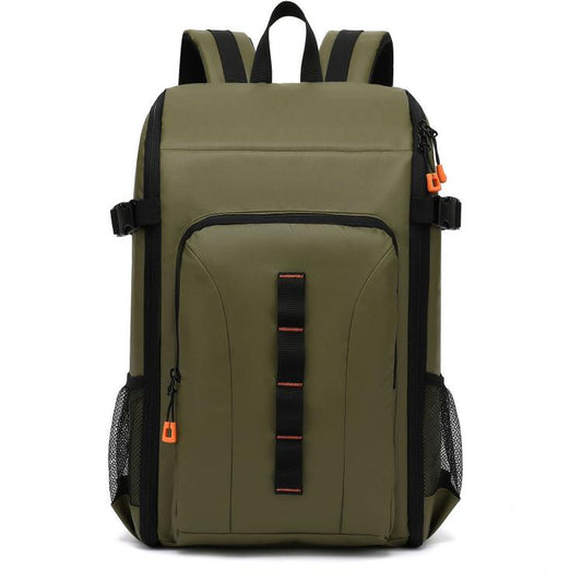 Outdoor Large Capacity Waterproof Camera Bag Detachable Portable DSLR Backpack, Olive Green