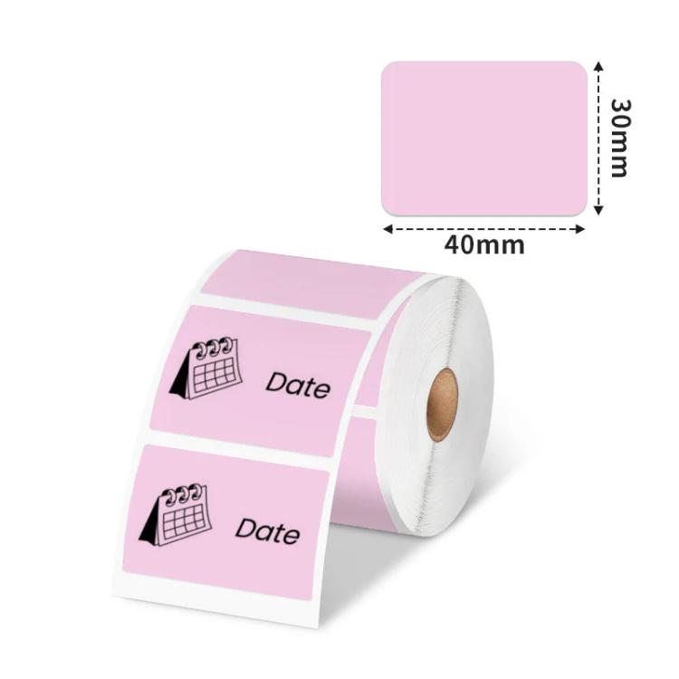 Phomemo 40x30mm 3-in-1 Thermal Labels for M110 Printer (Blue/Pink/Khaki )