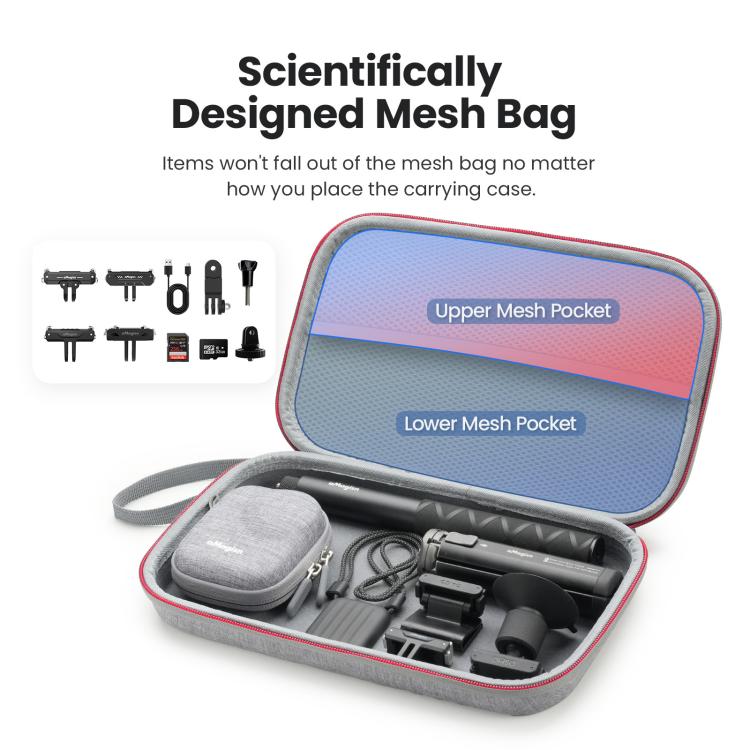 For DJI Osmo Nano aMagisn Medium Hard Shell Carrying Case with Removable Foam Insert, For DJI Osmo Nano
