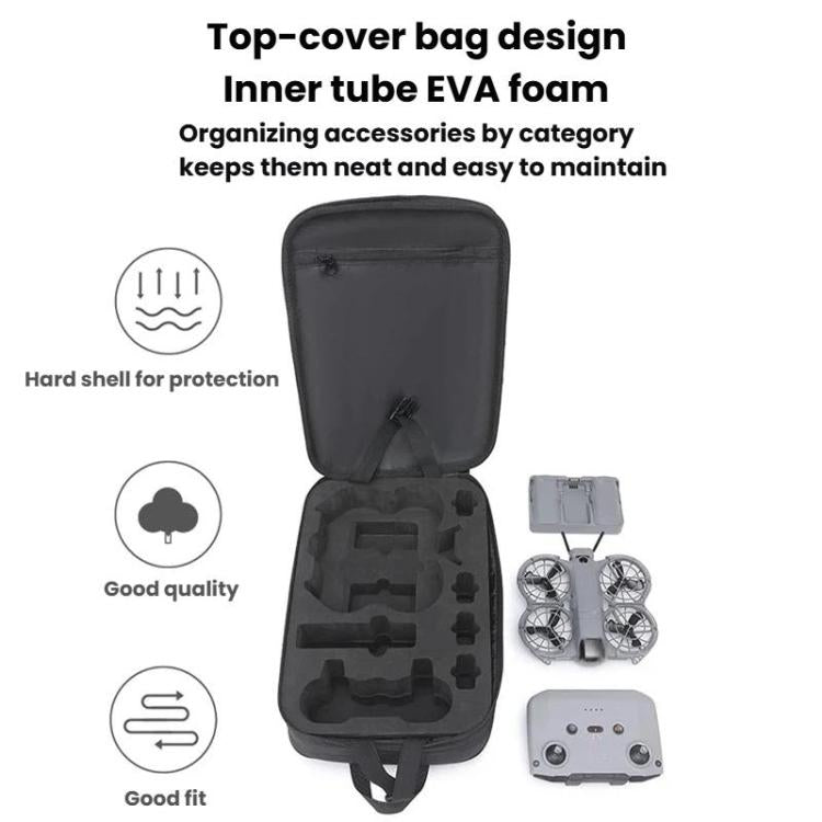 For DJI Neo 2 BKano Smooth Fly Kit Organizer Bag Chest Crossbody Bag, Crossbody Bag(Black)