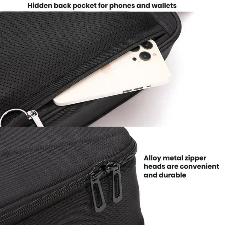 For DJI Neo 2 BKano Smooth Fly Kit Organizer Bag Chest Crossbody Bag, Crossbody Bag(Black)