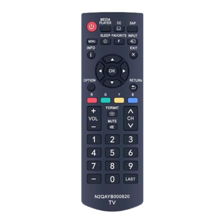 For Panasonic N2QAYB000820 Television Remote Control, N2QAYB000820