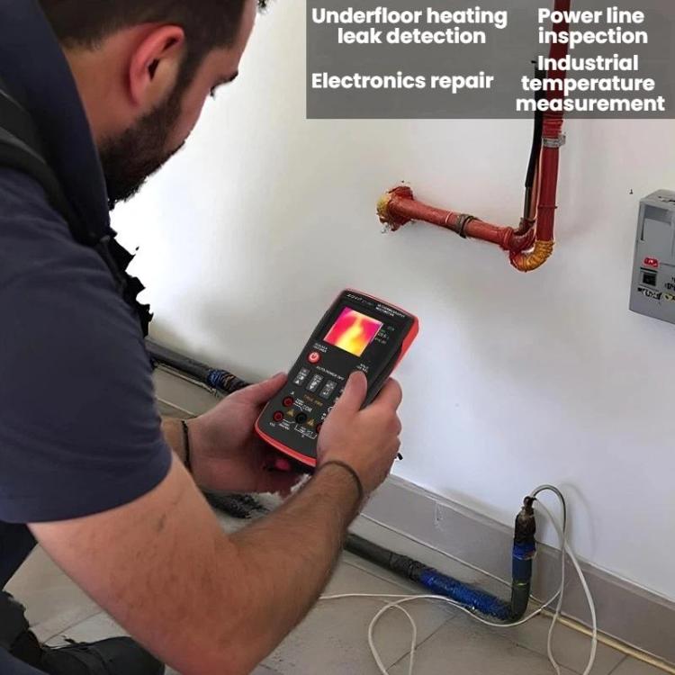 ZT-R01 Handheld HD Infrared Thermal Imaging Multimeter Industrial Power/Floor Heating Thermal Imager, Standard, With Bag