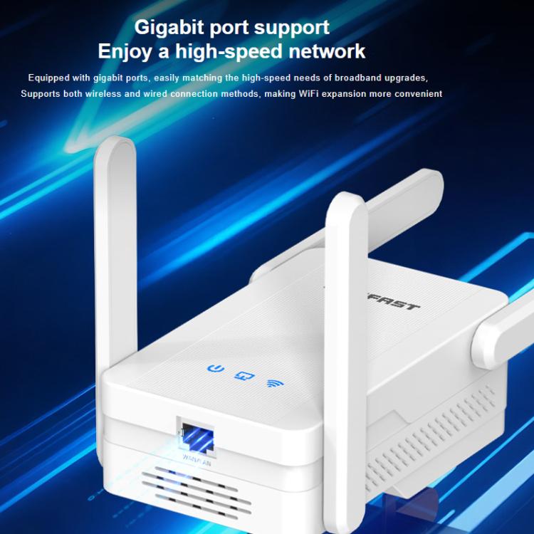 COMFAST CF-XR187 Dual-Band 2700Mbps WiFi 6 Range Extender Gigabit Wireless Repeater Signal Amplifier, EU Plug, US Plug