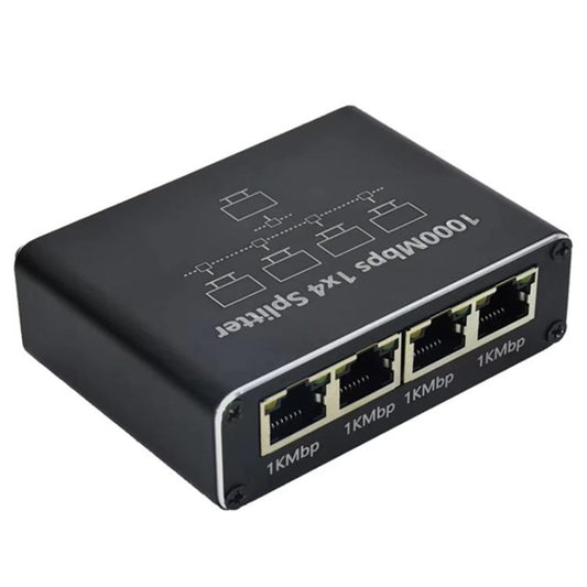 RJ45 Gigabit Network Splitter 1 To 4 Ethernet Cable Splitter, RJ45 Gigabit Network Splitter