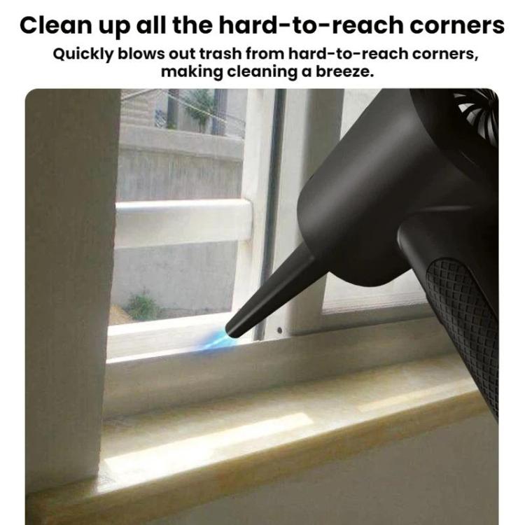 Computer Case Keyboard Cleaning USB Rechargeable Handheld Dust Blower, 2000mAh x 3, 2000mAh x 2