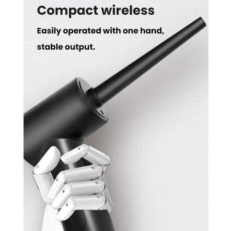 Computer Case Keyboard Cleaning USB Rechargeable Handheld Dust Blower, 2000mAh x 3, 2000mAh x 2