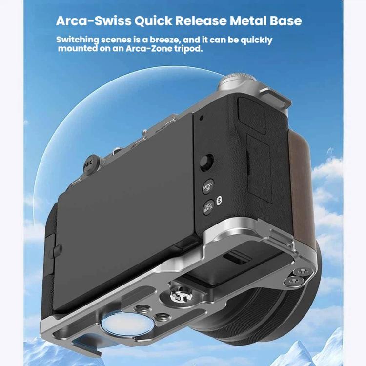 Camera Expansion Accessories Arca-Swiss Quick Release Metal Base, For Fujifilm X-M5 Ebony L-Plate, For Fujifilm X-M5 Walnut L-Plate, For Fujifilm X-M5 Thumb Grip Black, For Fujifilm X-M5 Thumb Grip Silver