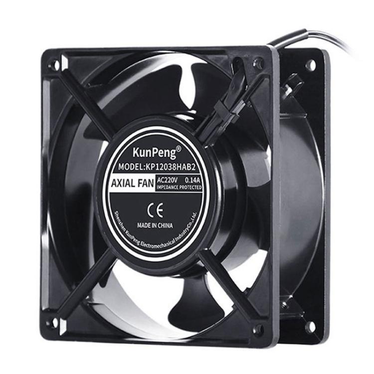 KunPeng 23W 12cm Ball Bearing AC Cooling Fan Industrial Humidifier Fan, 110V, 220V, 380V