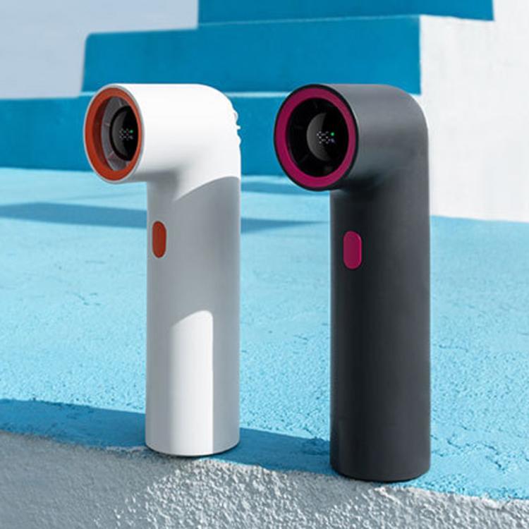 F21 High Speed Curved Tube Fan Mini Turbo Portable Digital Display High-Power Handheld Fan