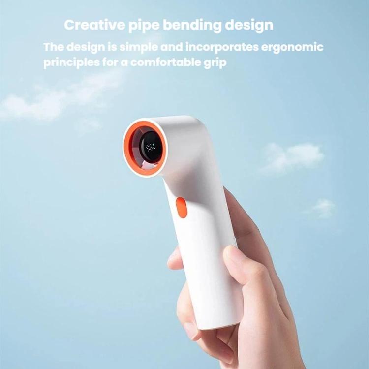F21 High Speed Curved Tube Fan Mini Turbo Portable Digital Display High-Power Handheld Fan