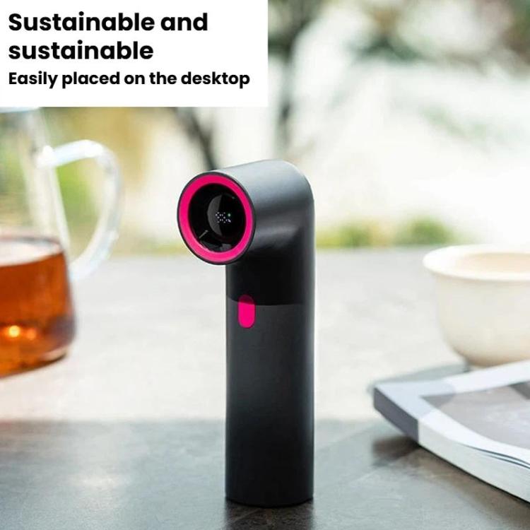 F21 High Speed Curved Tube Fan Mini Turbo Portable Digital Display High-Power Handheld Fan