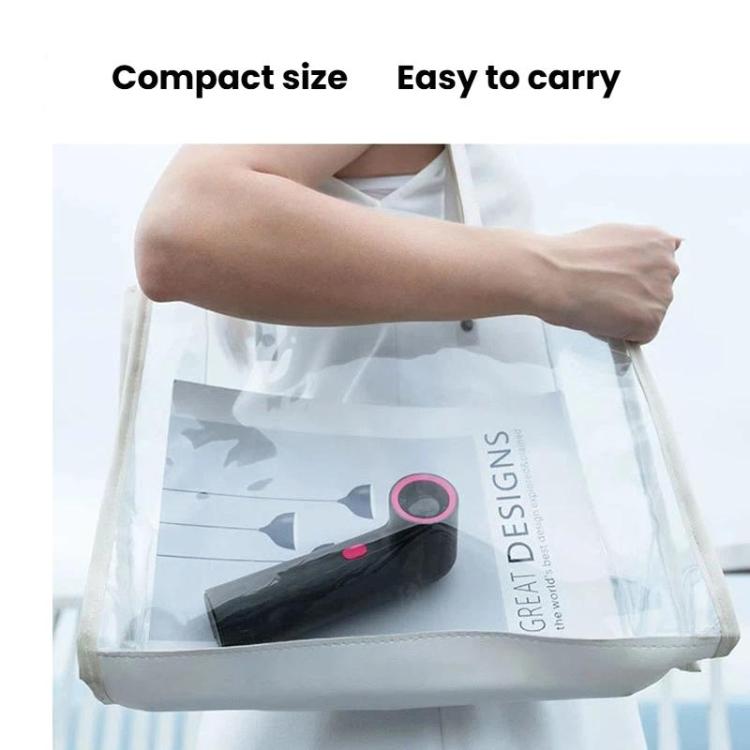 F21 High Speed Curved Tube Fan Mini Turbo Portable Digital Display High-Power Handheld Fan